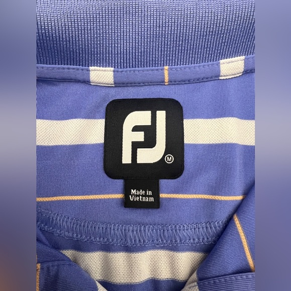 Footjoy Golf Polo Shirt | Bos Landen Golf Course | Men’s Size Medium | EUC! - Picture 3 of 5